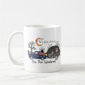 Funny Halloween Camping Kaffeetasse (Links)