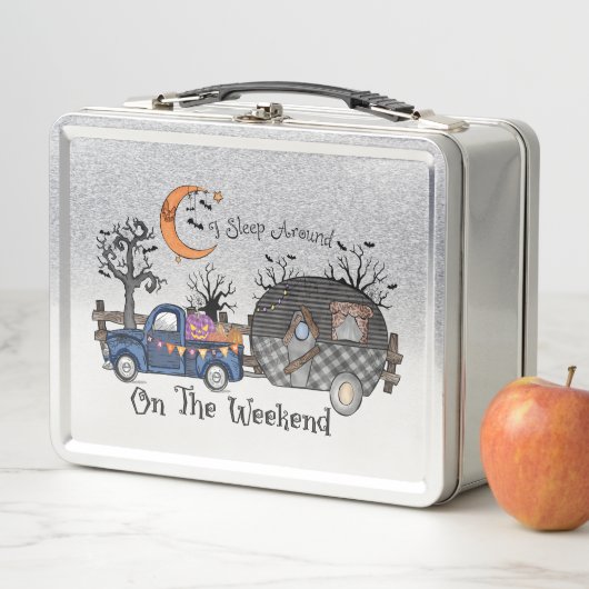 Funny Halloween Camping Metall Brotdose (Beispiel)