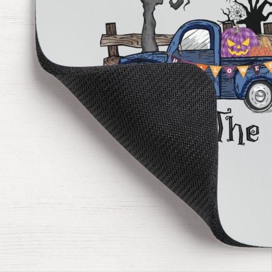 Funny Halloween Camping Mousepad (Ecke)