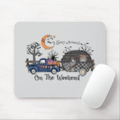 Funny Halloween Camping Mousepad (Mit Mouse)