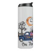 Funny Halloween Camping Thermosbecher (Nach links gedreht)