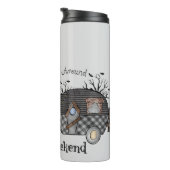 Funny Halloween Camping Thermosbecher (Nach rechts gedreht)