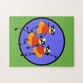 FUNNY HALLOWEEN CANDY CORN FRAUEN PUZZLE (Horizontal)