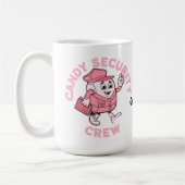 Funny Halloween Candy Quote Candy Security Crew  Kaffeetasse (Links)