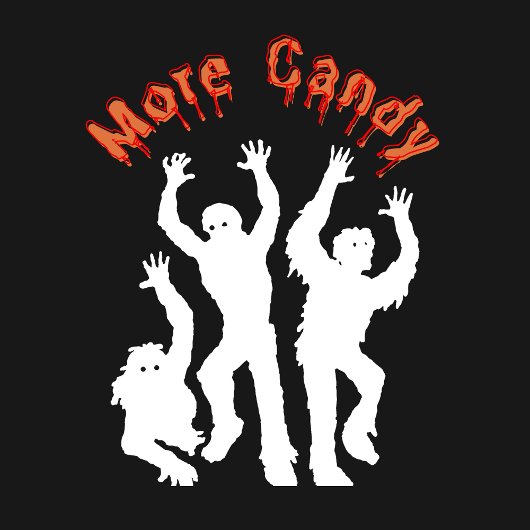 Funny Halloween Candy Zombies Tasche