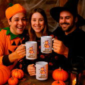 Funny Halloween Capybara "Cappy Halloween" Spooky Kaffeetasse