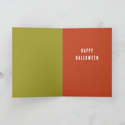 Funny Halloween Card Karte (Innenseite)