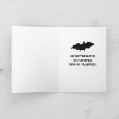 Funny Halloween Card Karte (Innenseite)