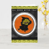 Funny Halloween Cards Karte (Gelbe Blume)