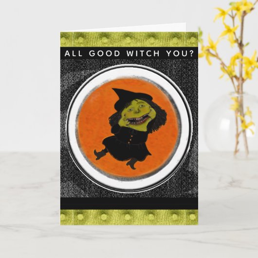 Funny Halloween Cards Karte (Gelbe Blume)
