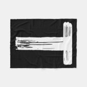 Funny Halloween Carnival Costume Letter T Green Vi Fleecedecke (Vorderseite (Horizontal))