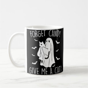 Funny Halloween Cat Ghost vergessen Candy Give me Kaffeetasse