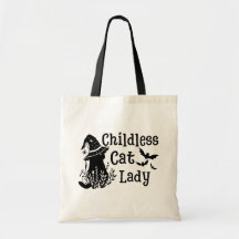 Funny Halloween Childless Cat Lady