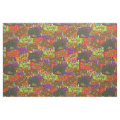 Funny Halloween Chocolate Candy Pattern Stoff (Fat Quarter (45,7 x 55,9 cm))