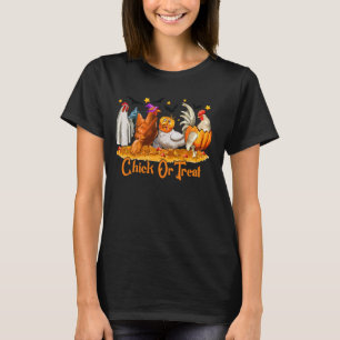 Funny Halloween Cick or Leckerei Boys Girls Chicke T-Shirt