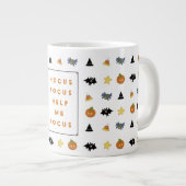 Funny Halloween Coffee Jumbo-Tasse (Vorderseite Rechts)