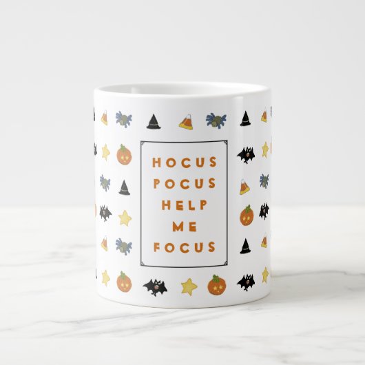 Funny Halloween Coffee Jumbo-Tasse (Vorderseite)