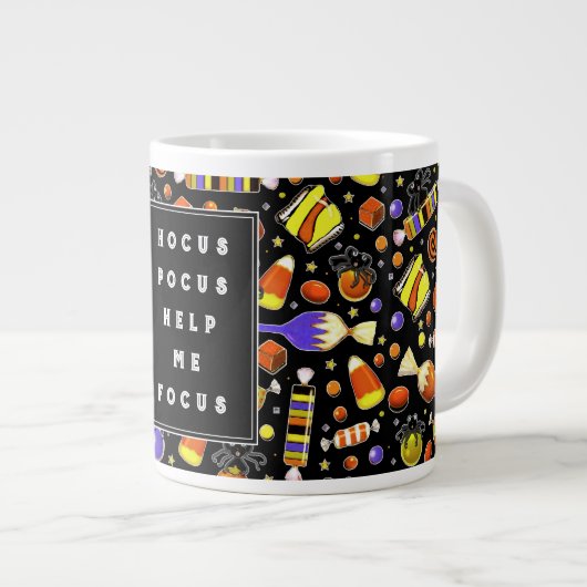 Funny Halloween Coffee Jumbo-Tasse (Vorderseite Rechts)