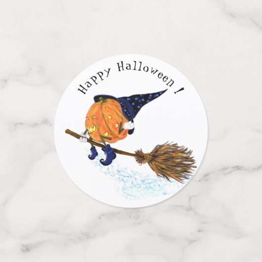 Funny Halloween Confetti Konfetti (Klein Vorderseite)