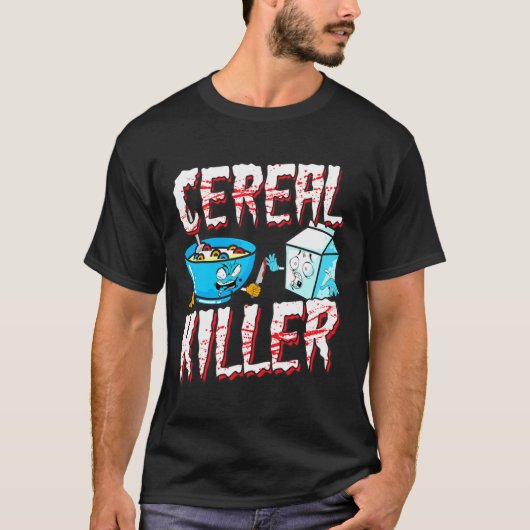Funny Halloween Costume Cereal Killer T - Shirt (Vorderseite)