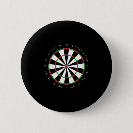 Funny Halloween Costume For Darts Players _ Dart B Button (Vorderseite)