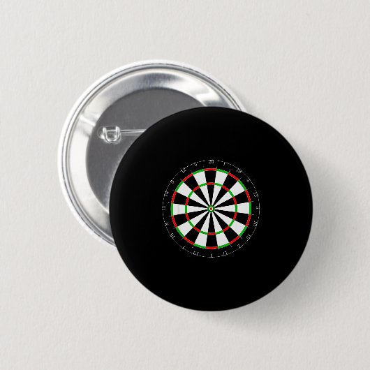 Funny Halloween Costume For Darts Players _ Dart B Button (Vorne & Hinten)