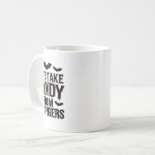 Funny Halloween Costume Lasse Candy aus Stran Kaffeetasse (Vorderseite Links)