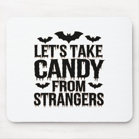 Funny Halloween Costume Lasse Candy aus Stran Mousepad (Vorne)