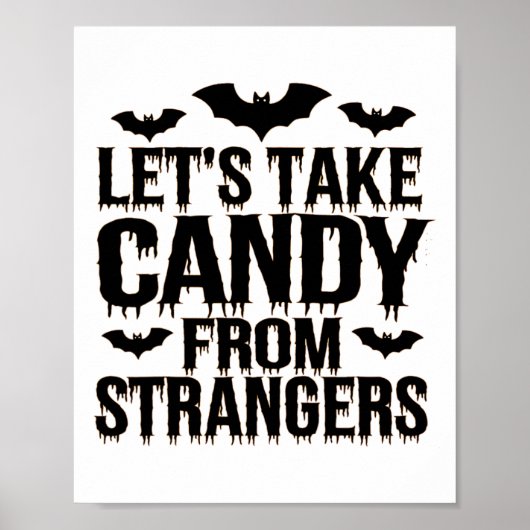 Funny Halloween Costume Lasse Candy aus Stran Poster (Vorne)