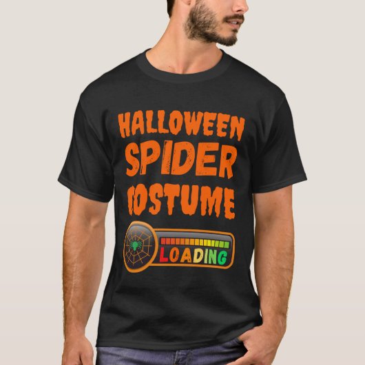 Funny Halloween Costume Loading Spider Mom Dad Boy T-Shirt (Vorderseite)