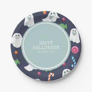 Funny Halloween Costume Papierteller
