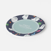 Funny Halloween Costume | Papierteller (Schrägansicht)