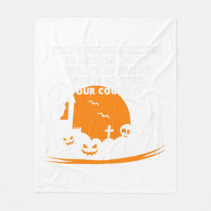 Funny Halloween Costume T - Shirt - USA Halloween Fleecedecke