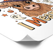 Funny Halloween Cow Bullsheet I Gemein Poster (Ecke)