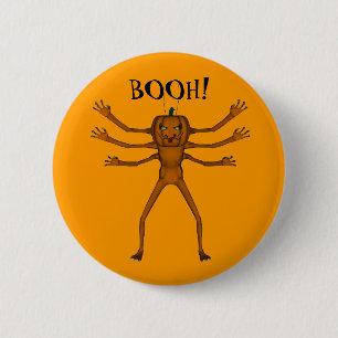 Funny Halloween Critter Button