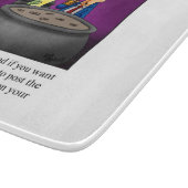 Funny Halloween Cutting Board Geschenk Schneidebrett (Ecke)