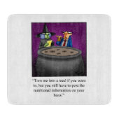 Funny Halloween Cutting Board Geschenk Schneidebrett (Vorderseite)