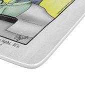 Funny Halloween Cutting Board Geschenk Schneidebrett (Ecke)