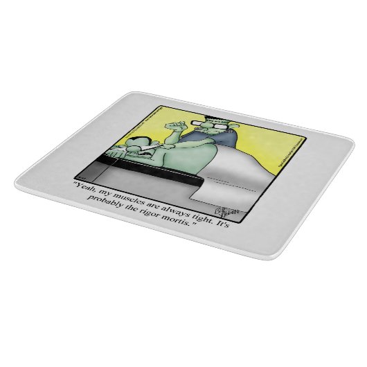 Funny Halloween Cutting Board Geschenk Schneidebrett (Ecke)