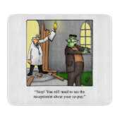 Funny Halloween Cutting Board Geschenk Schneidebrett (Vorderseite)