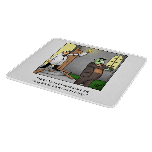 Funny Halloween Cutting Board Geschenk Schneidebrett (Ecke)