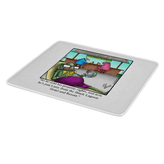 Funny Halloween Cutting Board Geschenk Schneidebrett (Ecke)