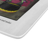 Funny Halloween Cutting Board Geschenk Schneidebrett (Ecke)