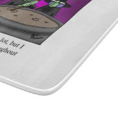 Funny Halloween Cutting Board Geschenk Schneidebrett (Ecke)