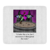 Funny Halloween Cutting Board Geschenk Schneidebrett (Vorderseite)