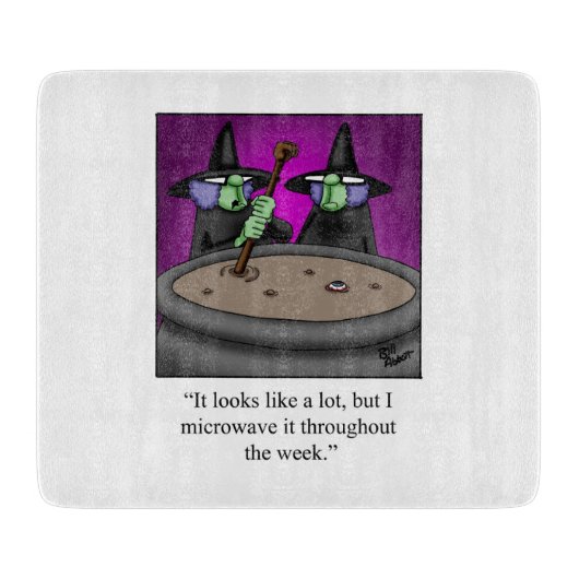 Funny Halloween Cutting Board Geschenk Schneidebrett (Vorderseite)