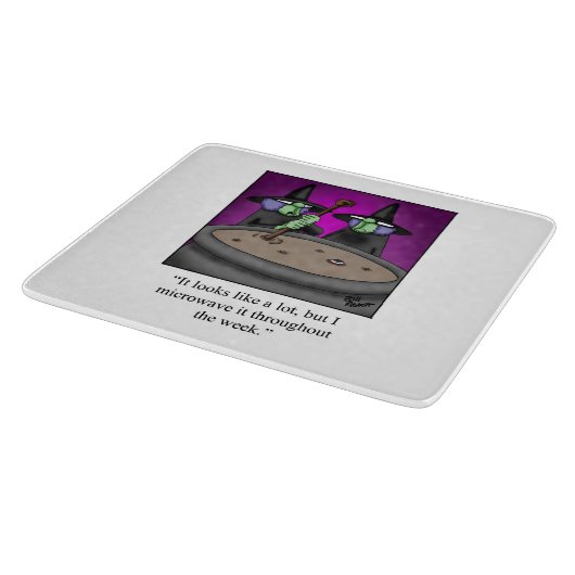 Funny Halloween Cutting Board Geschenk Schneidebrett (Ecke)