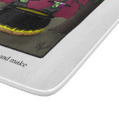 Funny Halloween Cutting Board Geschenk Schneidebrett (Ecke)