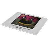 Funny Halloween Cutting Board Geschenk Schneidebrett (Ecke)
