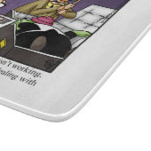 Funny Halloween Cutting Board Geschenk Schneidebrett (Ecke)